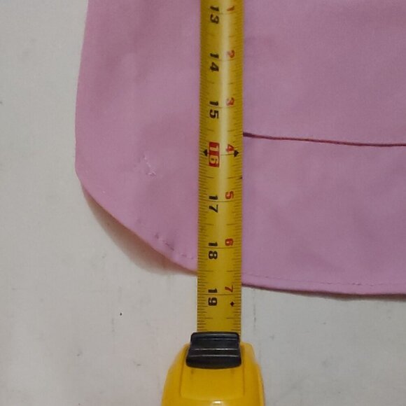 Pink Raincoat Size 2XL with Reflective Stripe, Velcro Closure, W/Leash Hole, 2XL - Picture 7 of 8